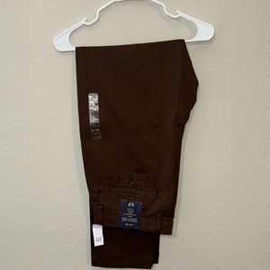 Brand New Men’s Gap Straight Taper Brown Khaki 34 x 34
